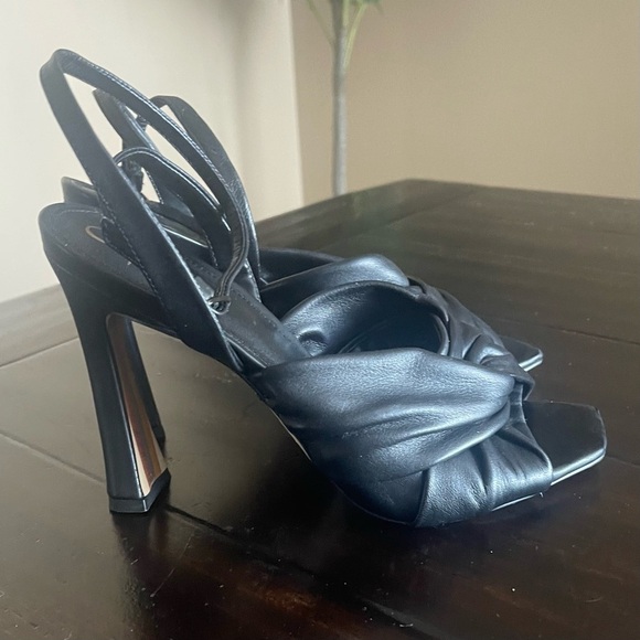SAM EDELMAN Leather Ankle Strap Sandals - Picture 4 of 15